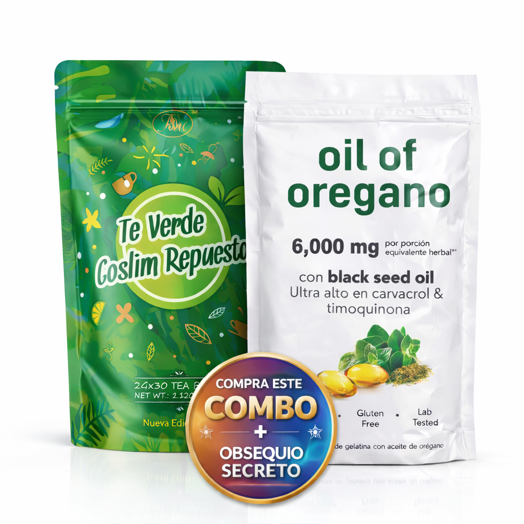 COMBO Limpieza Profunda – Té Goslim + Aceite de Orégano